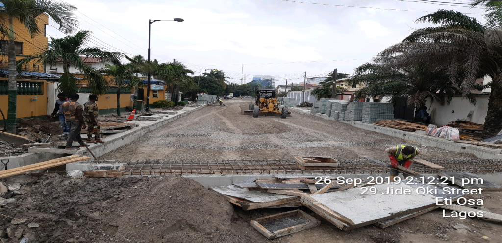 Reconstruction Of Jide Oki/Ade Odederin/Moshood Olugbani Streets, in Eti-Osa LGA